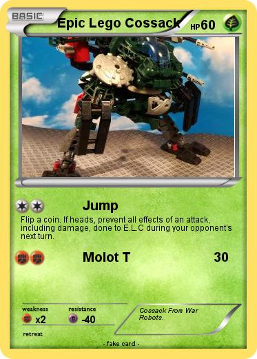 Pokemon Epic Lego Cossack