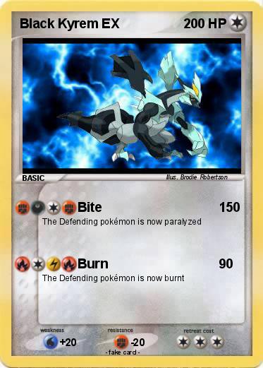 Pokemon Black Kyrem EX
