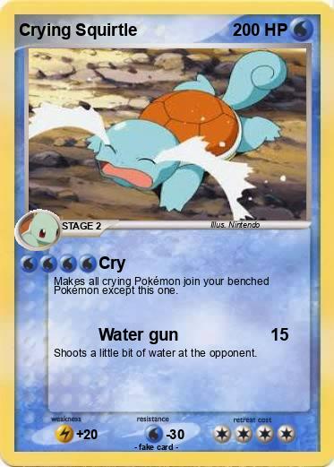 Pokemon Crying Squirtle