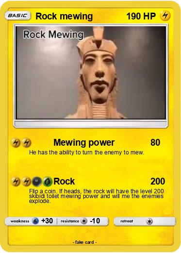 Pokemon Rock mewing