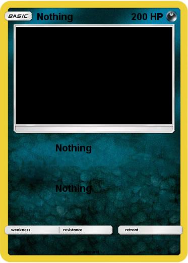 Pokemon Nothing