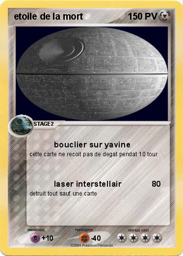 Pokemon etoile de la mort