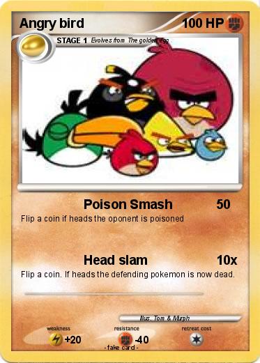 Pokemon Angry bird