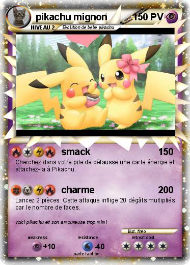 Pokemon pikachu mignon