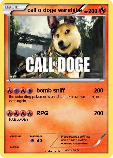 Pokemon call o doge warshibe