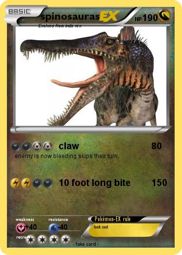 Pokemon spinosauras