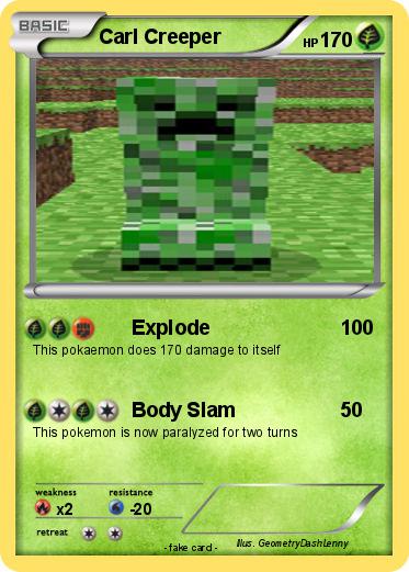 Pokemon Carl Creeper