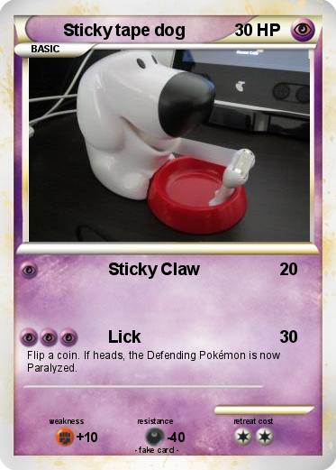 Pokemon Sticky tape dog
