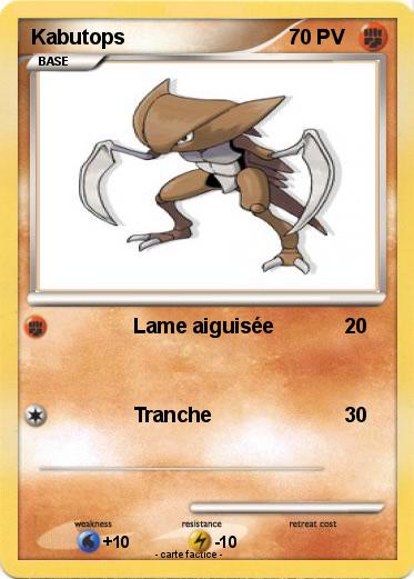 Pokemon Kabutops