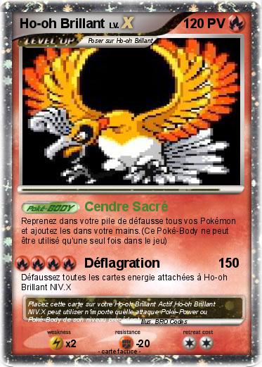 Pokemon Ho-oh Brillant