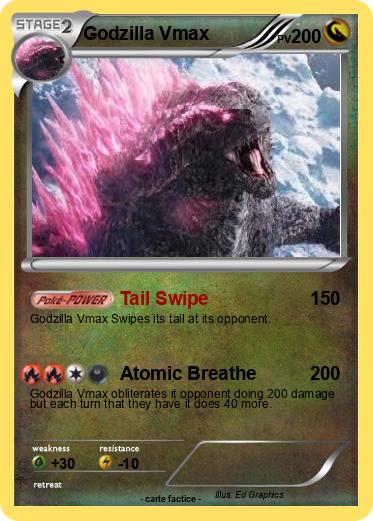 Pokemon Godzilla Vmax