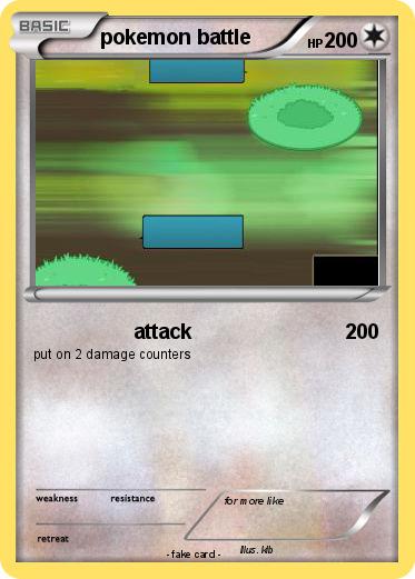 Pokemon pokemon battle