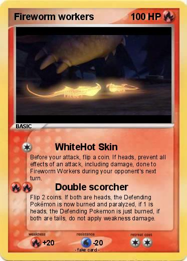 Pokemon Fireworm workers