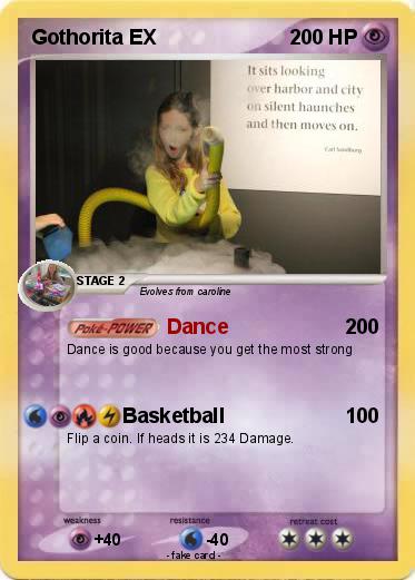 Pokemon Gothorita EX