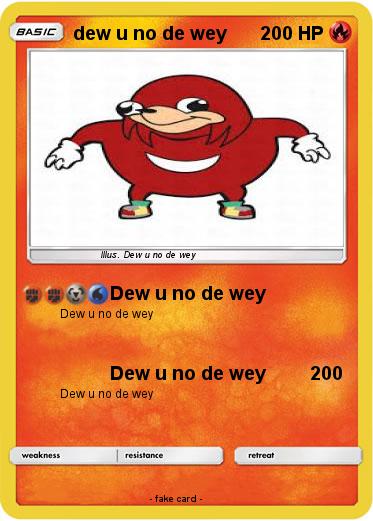 Pokemon dew u no de wey