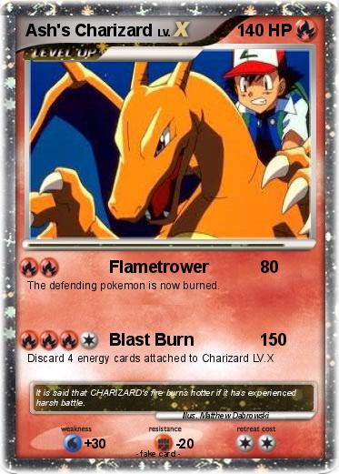 Pokemon Ash's Charizard