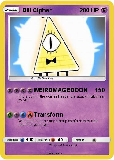 Pokemon Bill Cipher