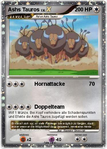 Pokemon Ashs Tauros