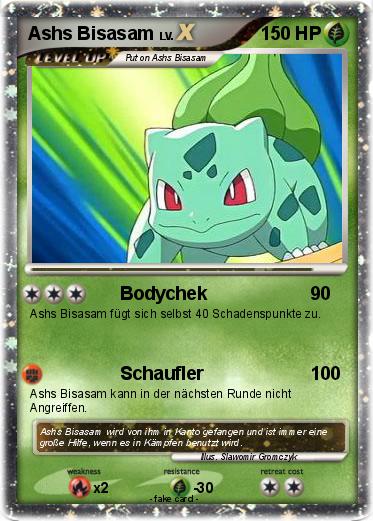 Pokemon Ashs Bisasam