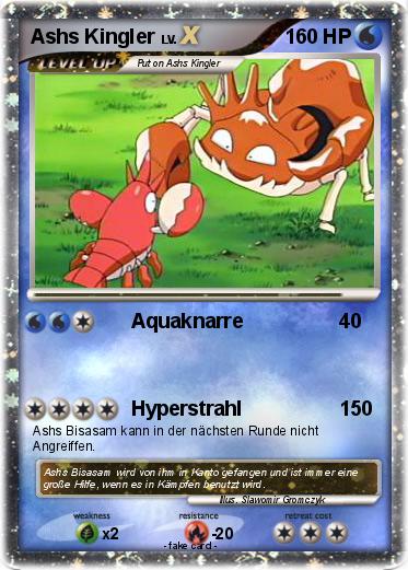 Pokemon Ashs Kingler