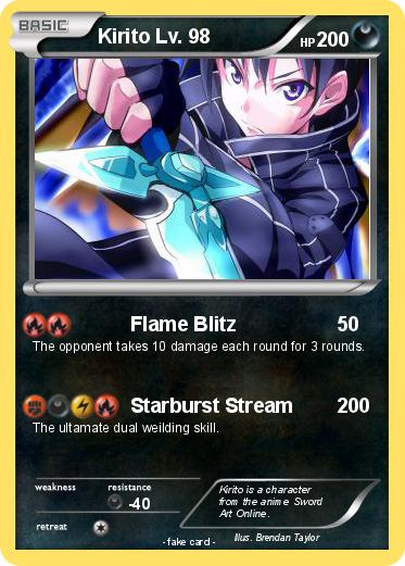 Pokemon Kirito Lv. 98