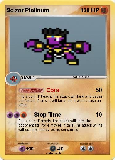 Pokemon Scizor Platinum