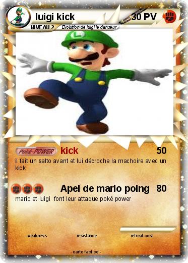 Pokemon luigi kick
