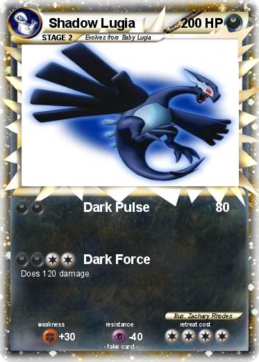 Pokemon Shadow Lugia