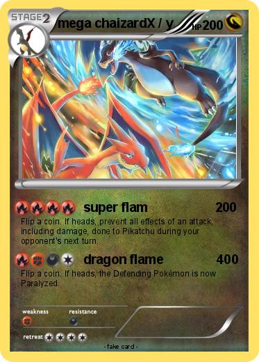 Pokemon mega chaizardX / y