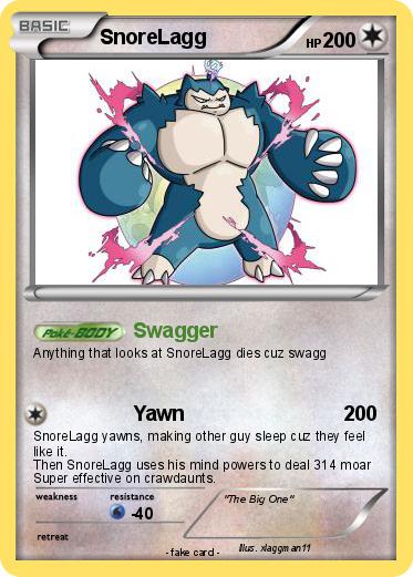 Pokemon SnoreLagg