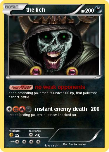 Pokemon the lich