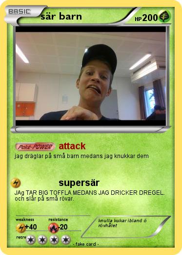 Pokemon sär barn