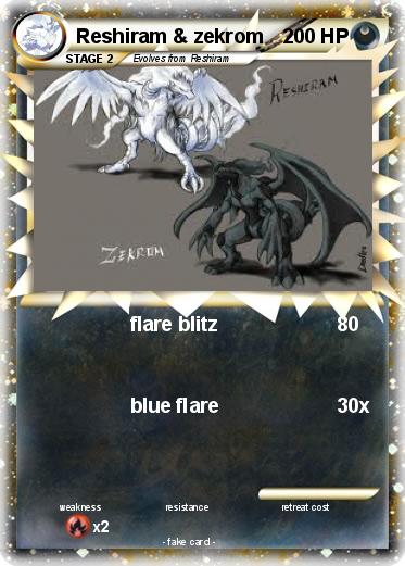 Pokemon Reshiram & zekrom