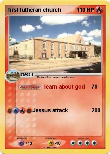 Pokemon first lutheran church