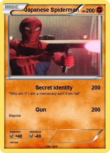 Pokemon Japanese Spiderman