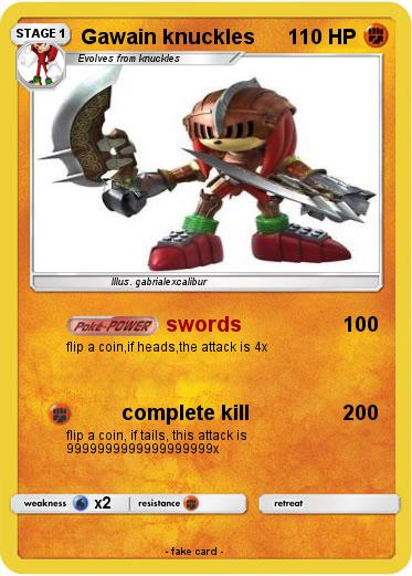 Pokemon Gawain knuckles