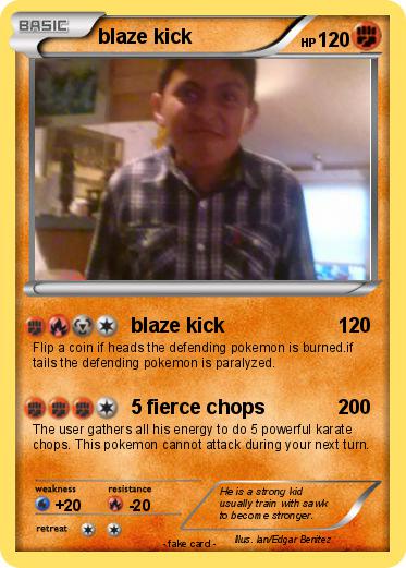 Pokemon blaze kick