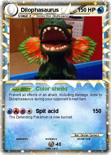 Pokemon Dilophasaurus