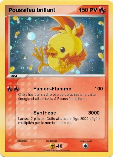 Pokemon Poussifeu brillant
