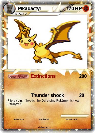 Pokemon Pikadactyl