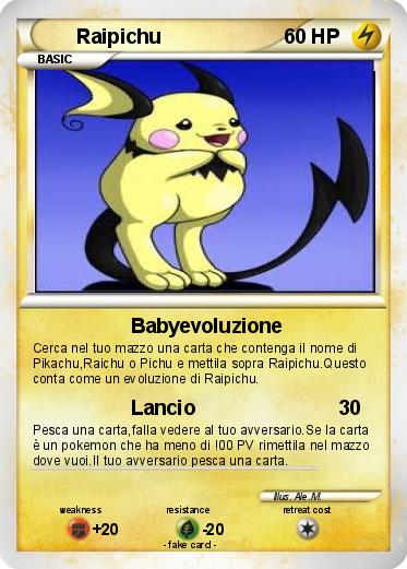 Pokemon Raipichu