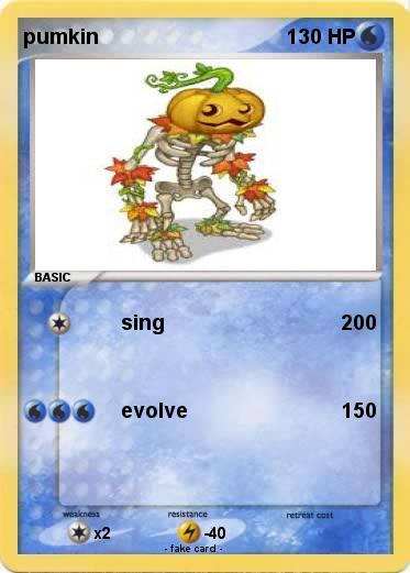 Pokemon pumkin