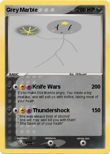 Pokemon Grey Marble