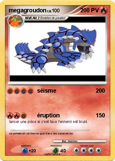 Pokemon megagroudon