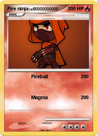 Pokemon Fire ninja