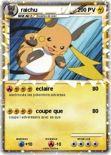 Pokemon raichu
