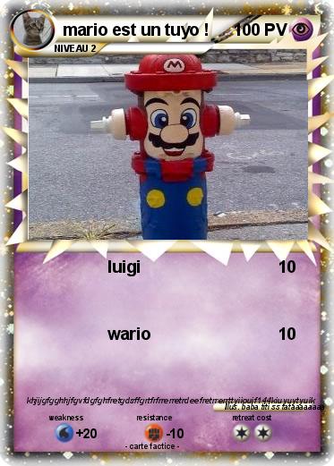 Pokemon mario est un tuyo !