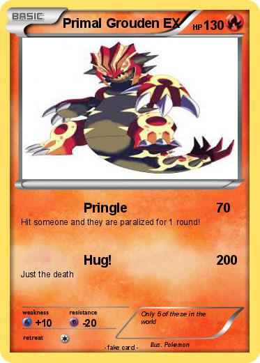 Pokemon Primal Grouden EX