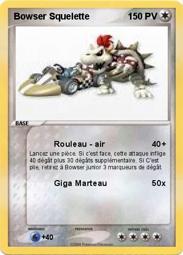 Pokemon Bowser Squelette