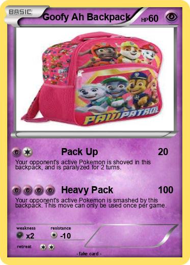 Pokemon Goofy Ah Backpack